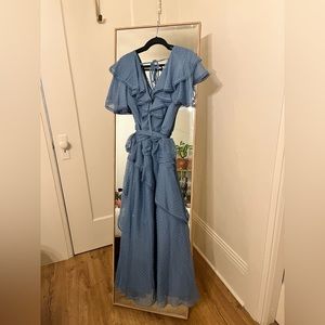 ASOS Curve Chiffon Maxi Bridesmaid Dress